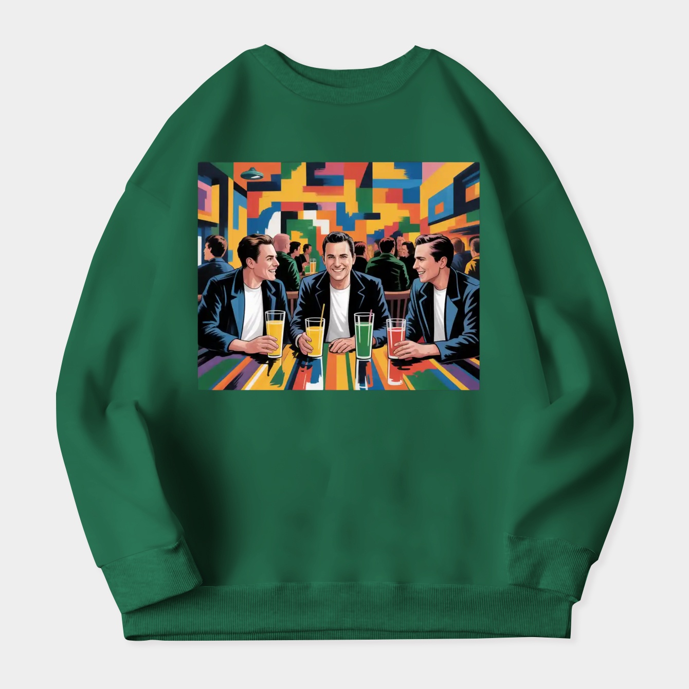 A Bar Scene Women's Plus Size Sweatshirt