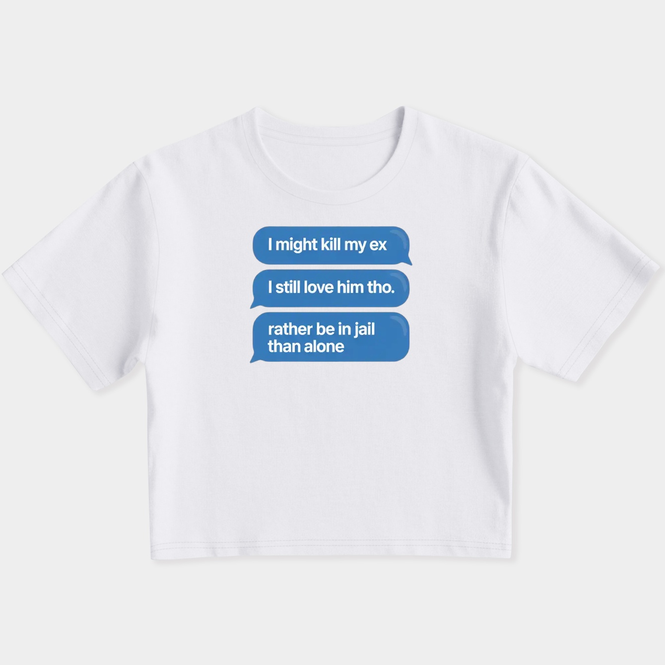 SZA Kill Bill iMessage Women's Slim Fit Baby Tee