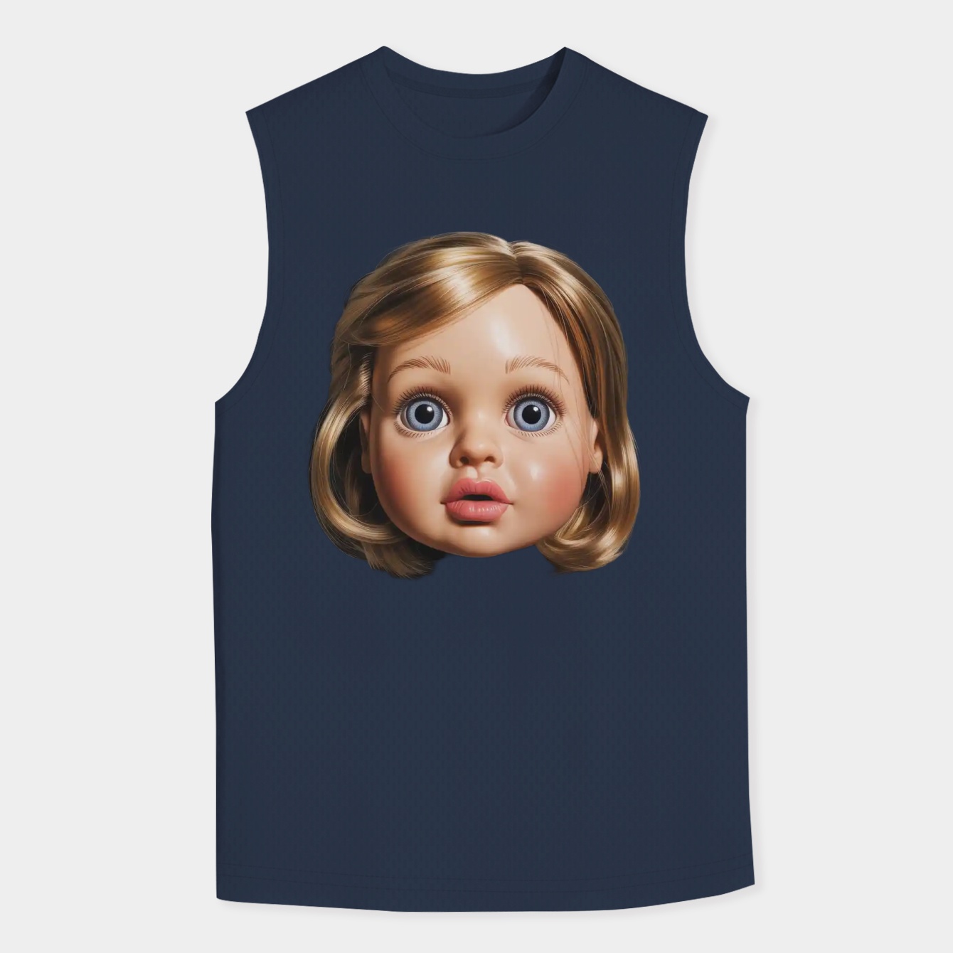 Disgusting Doll Face Men's Big & Tall Tank Top