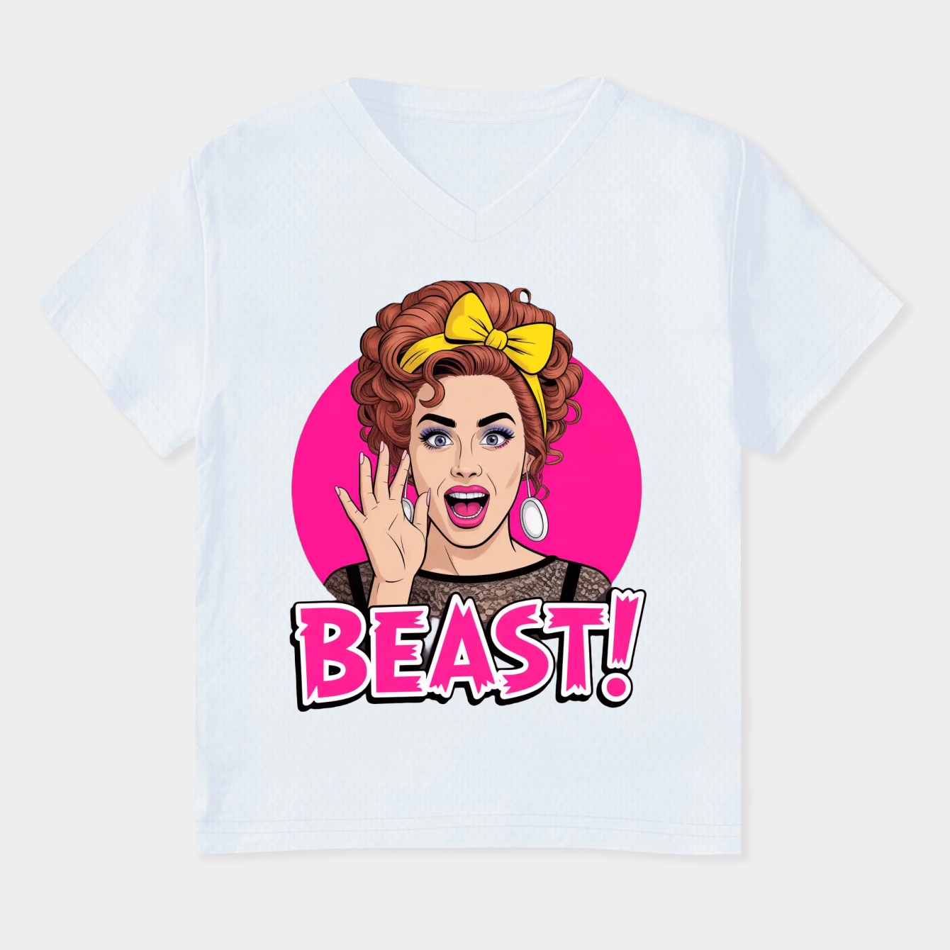 BEAST Women's Plus Size V-Neck T-Shirt