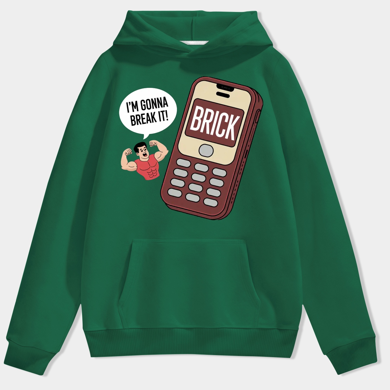 Invincible Brick Men's Hoodie