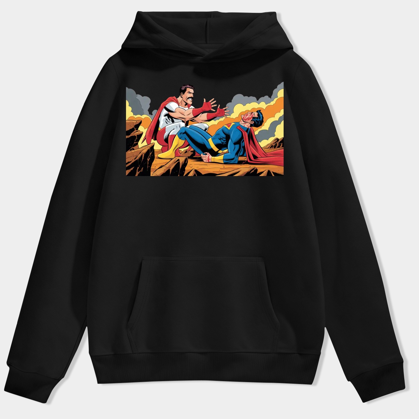 Think Mark Think Invincible Meme Men's Hoodie