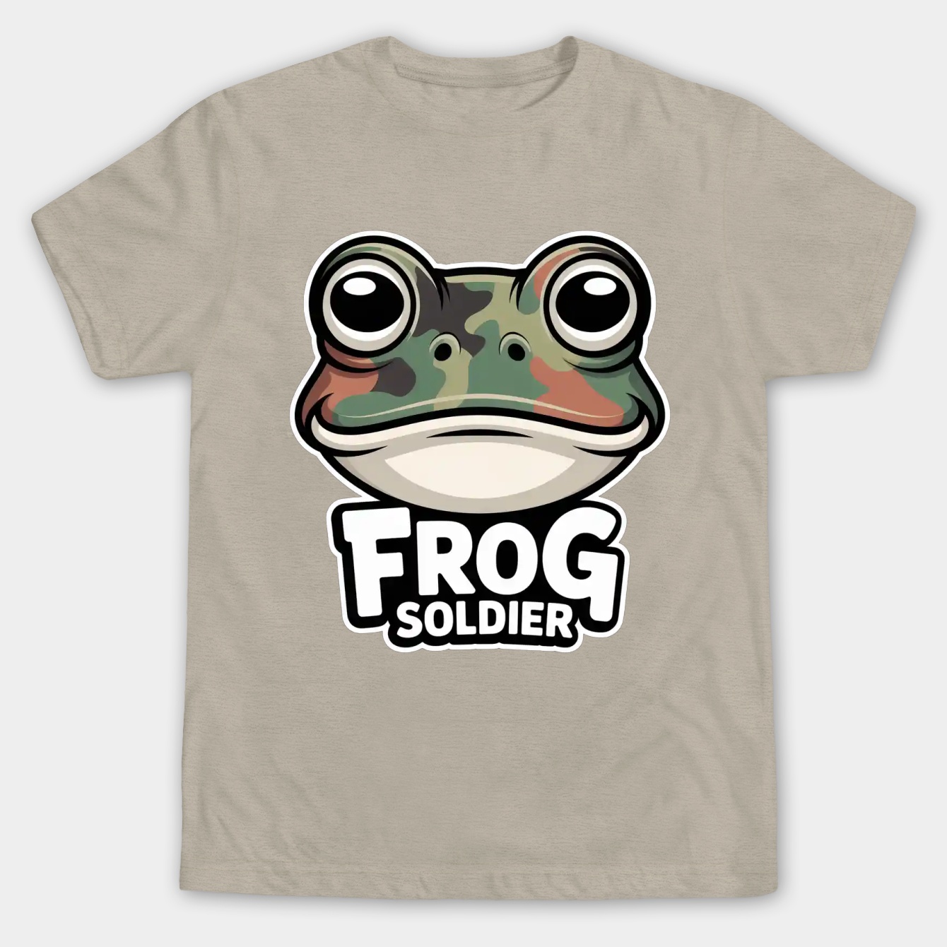 Frog Soldier Men's Big & Tall T-shirt