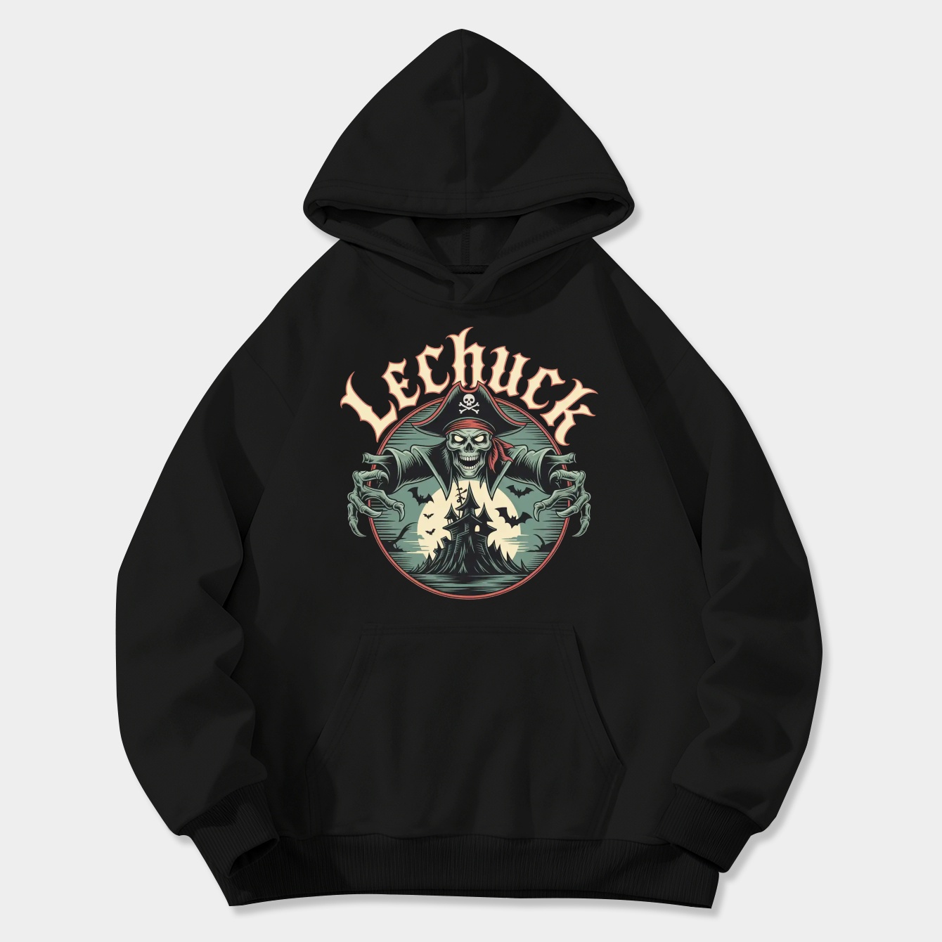 ghost-pirate LeChuck Women's Plus Size Hoodie