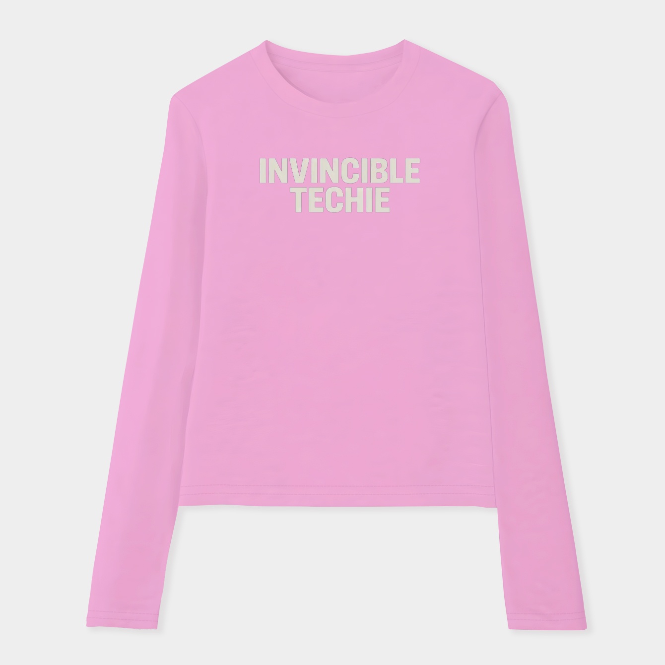 Invincible Techie Computer Information Technology Women's Soft Long Sleeve T-Shirt