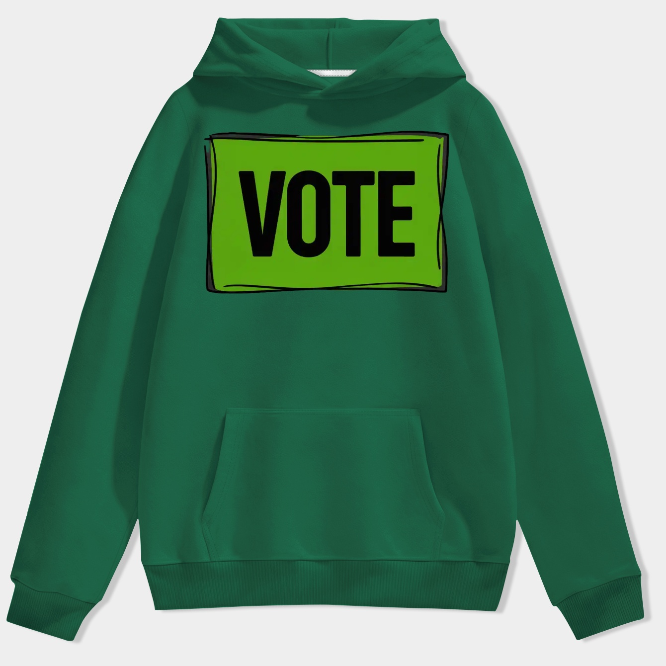 Brat Vote Men's Hoodie