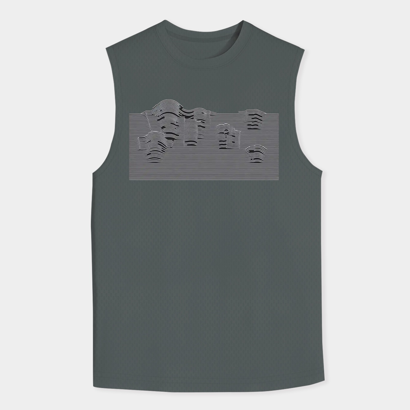 Unknown Pleasures [D01] Men's Big & Tall Tank Top