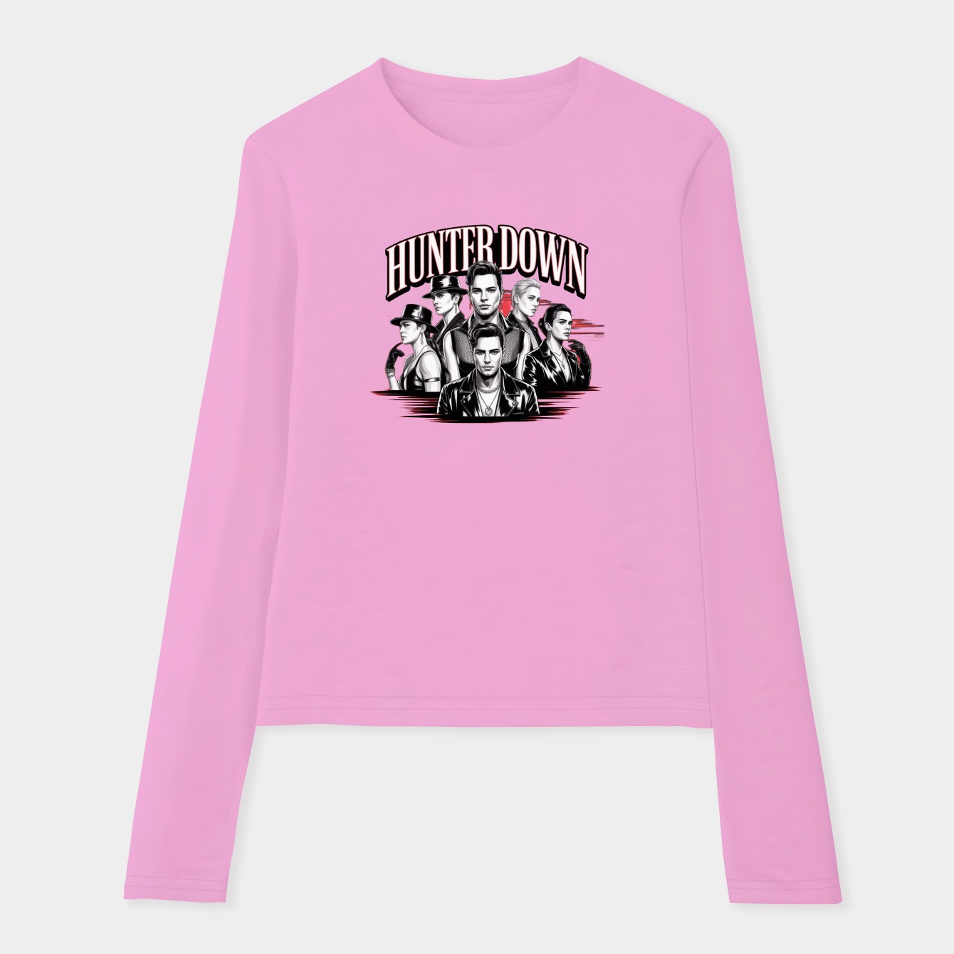 Collage Hunter Down Women's Soft Long Sleeve T-Shirt