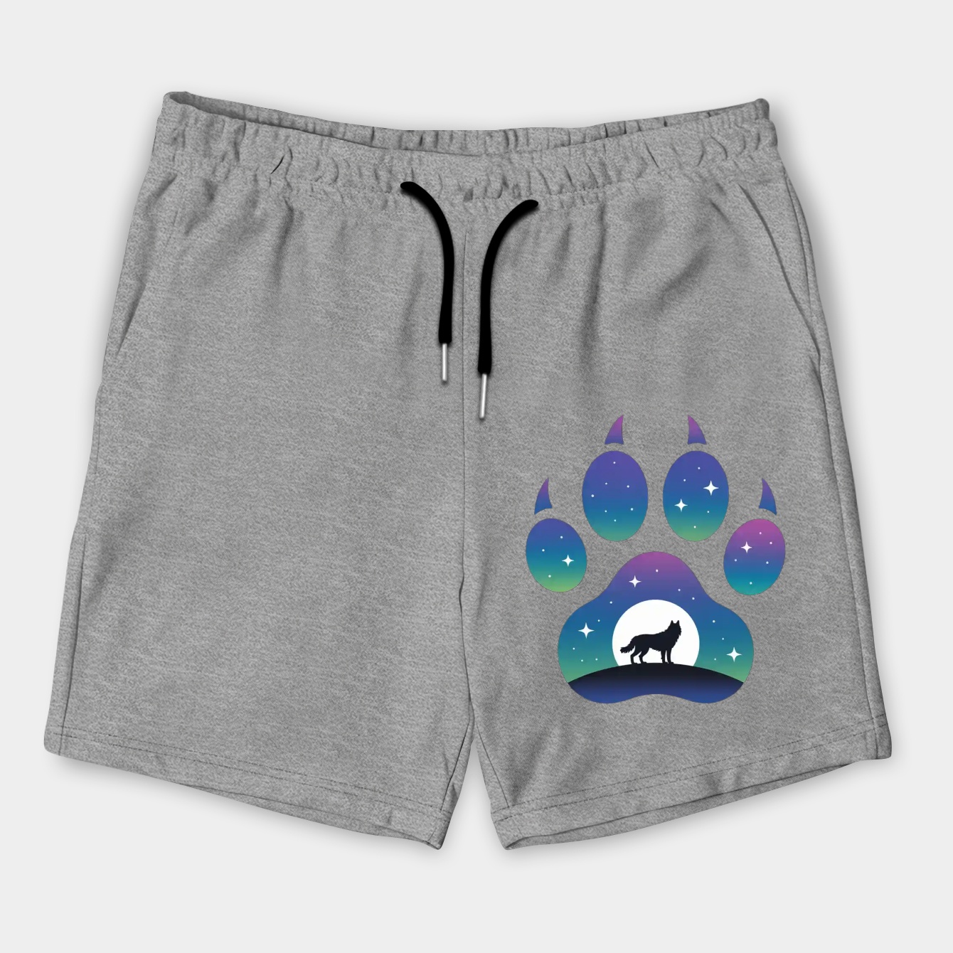 Lights Lone Wolf Men's Shorts