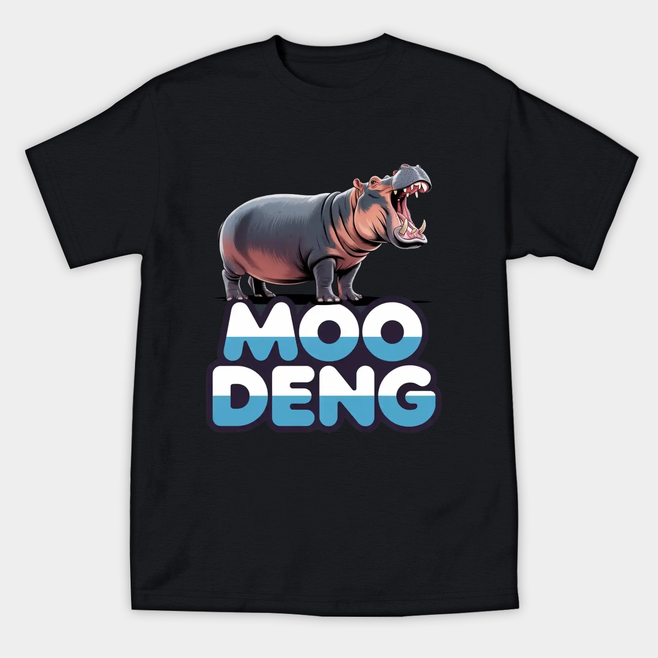 moo deng Women's Athletic Performance T-Shirt