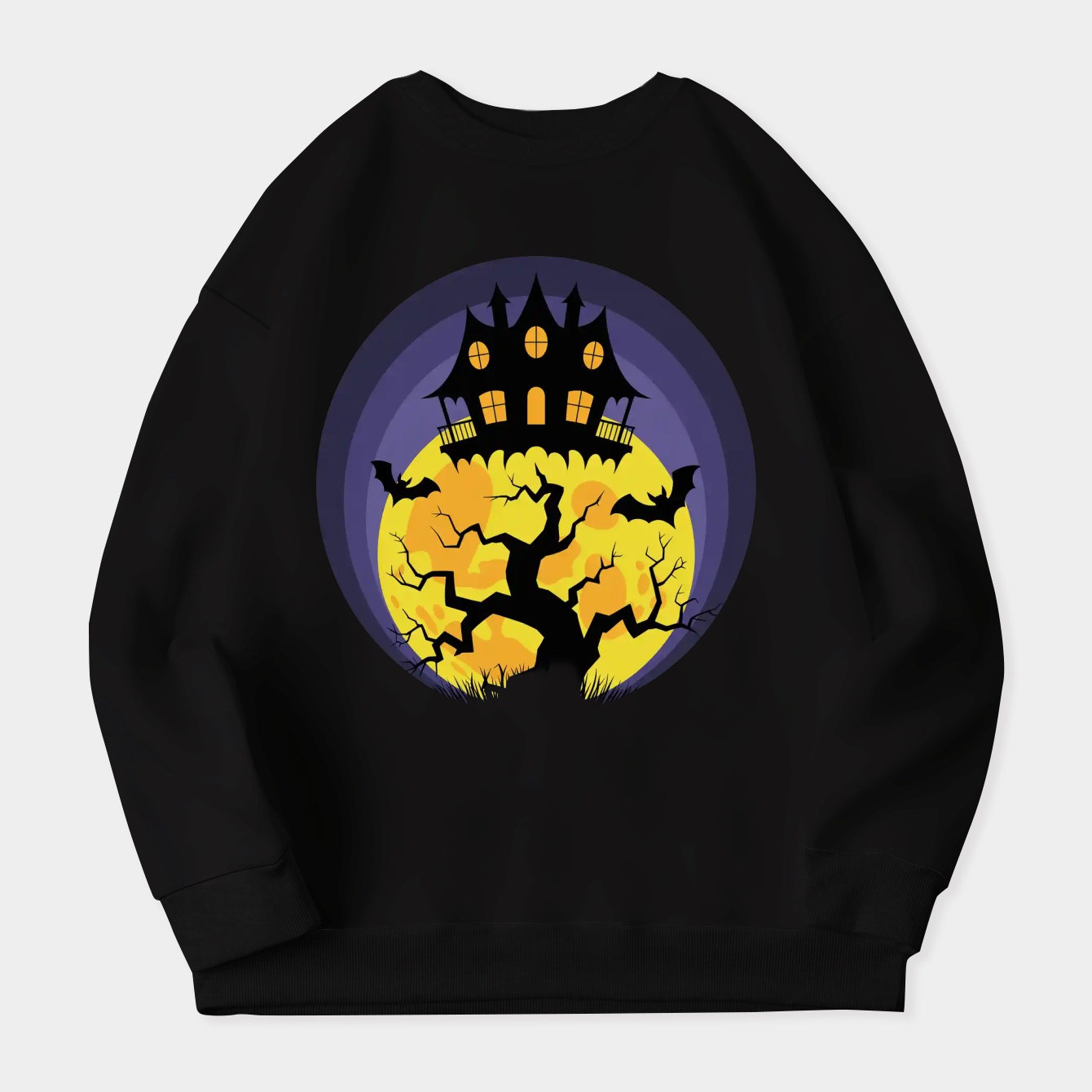 Haunted House Women's Plus Size Sweatshirt