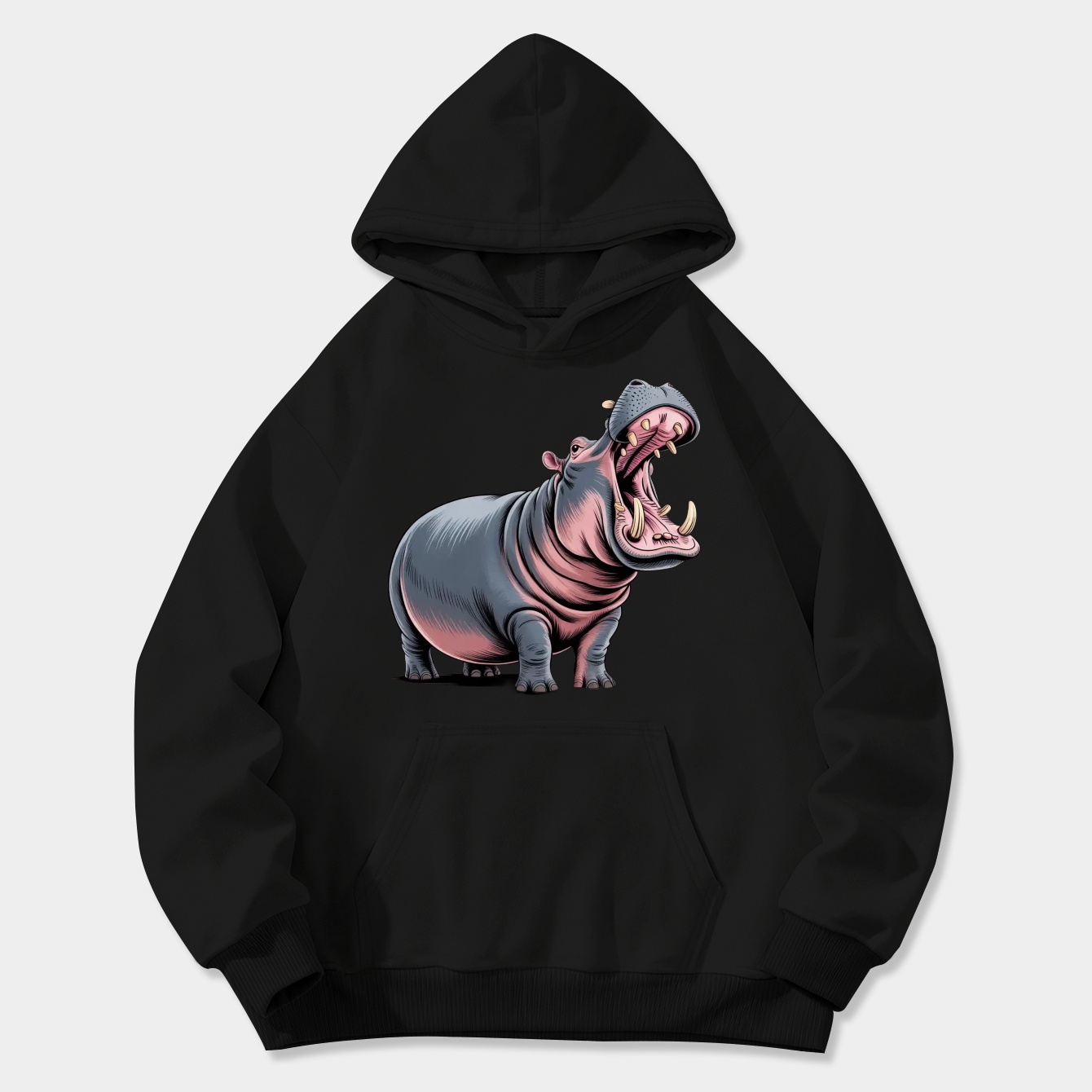 Moo Deng Women's Plus Size Hoodie