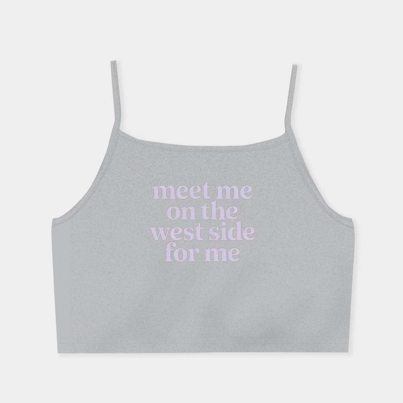 west side lyrics Women's  Spaghetti Strap Tank Top
