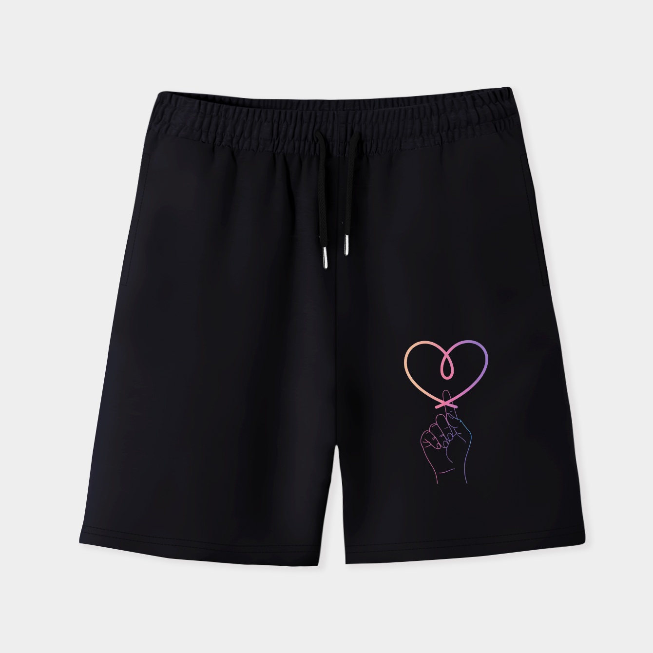 answer; love yourself Men's Quick-Dry Athletic Shorts
