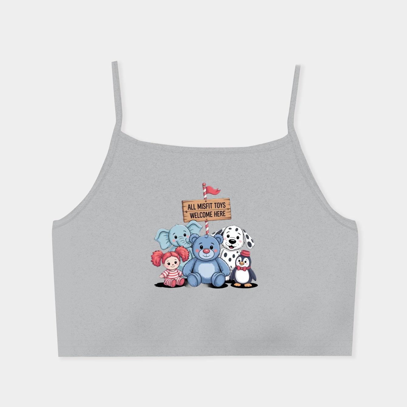 misfits welcome Women's  Spaghetti Strap Tank Top