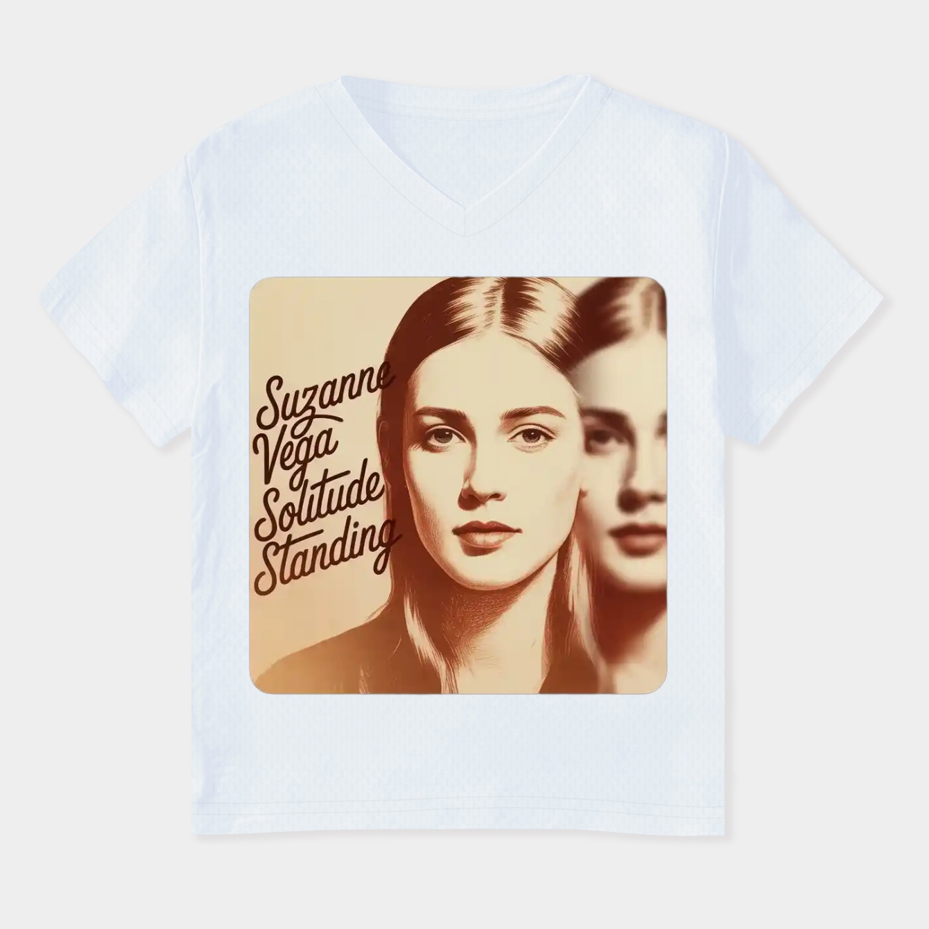 Solitude standing Women's Plus Size V-Neck T-Shirt