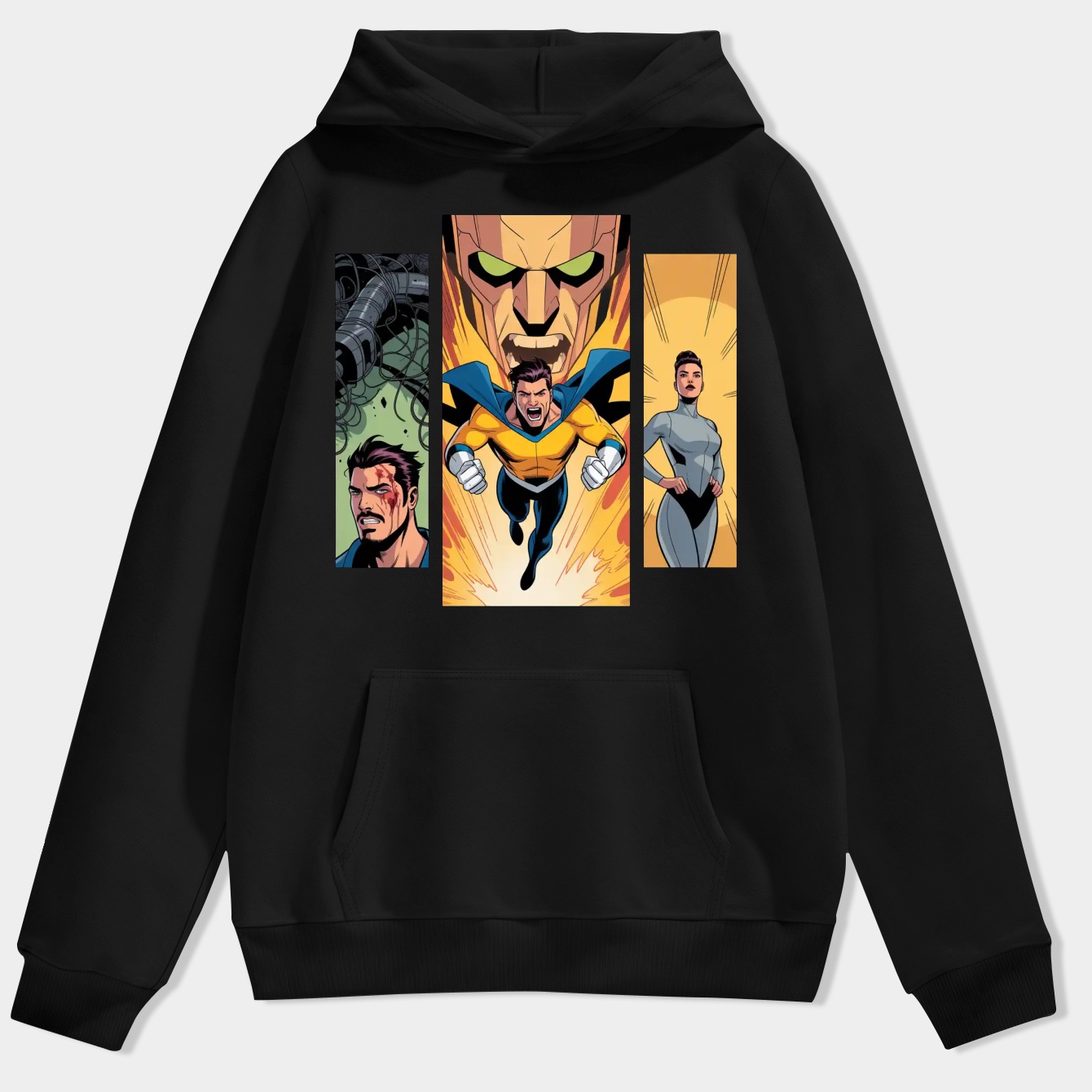 invincible poster Men's Hoodie