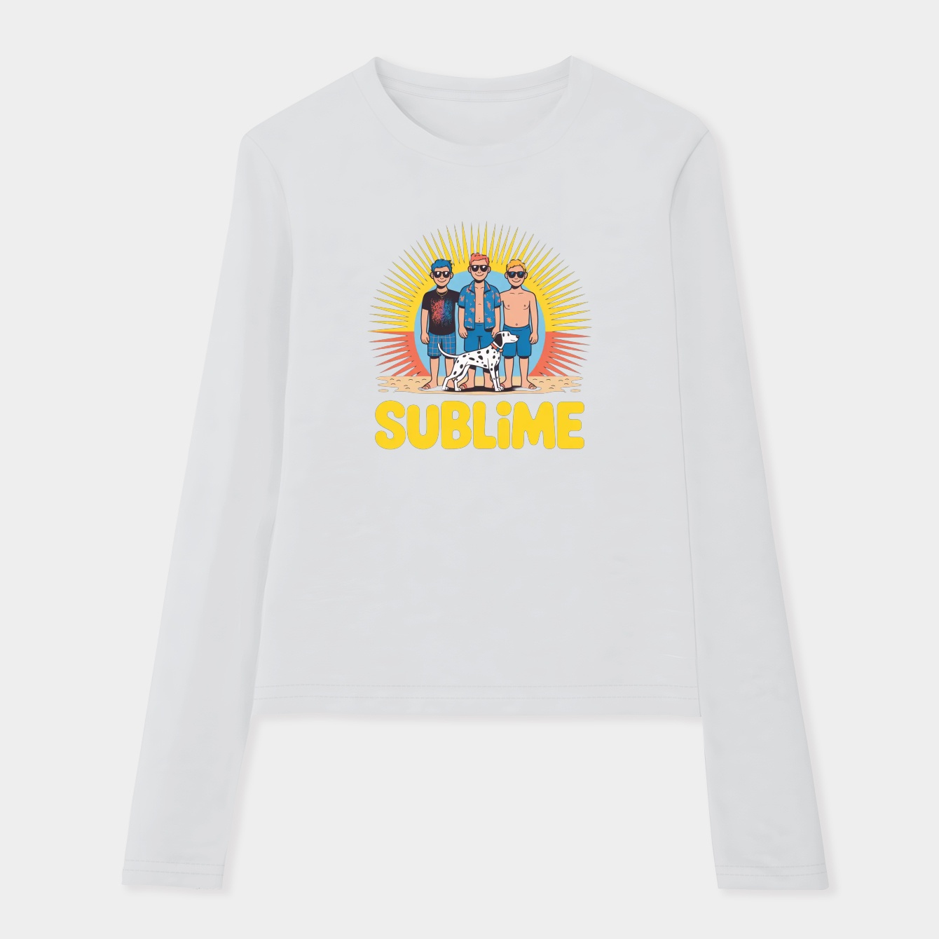 Sublime Sunshine Vibes Women's Soft Long Sleeve T-Shirt