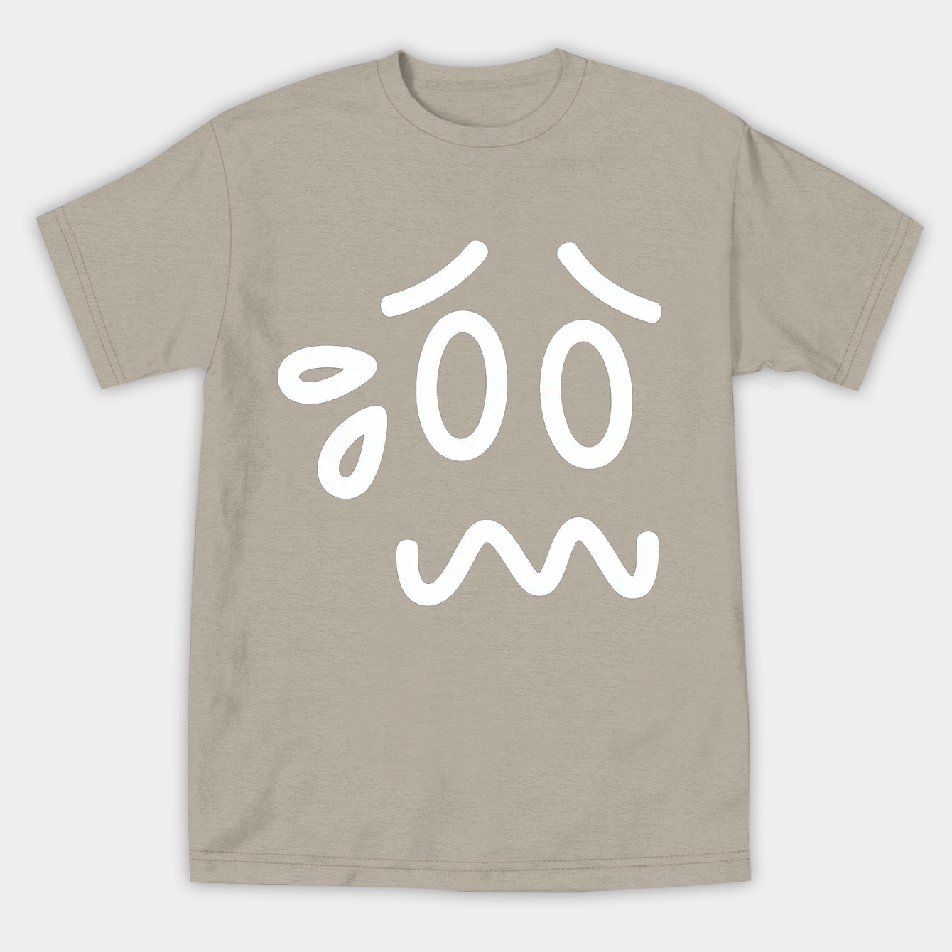 Concerned Face Women's Athletic Performance T-Shirt