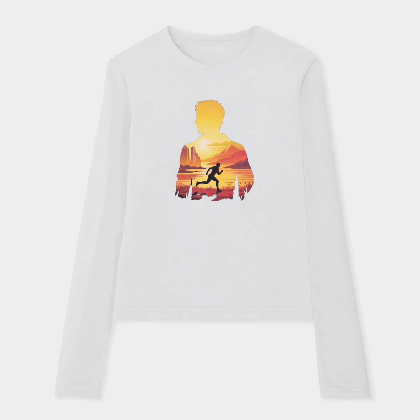 Mark The Invincible *Negative Illusion* Women's Soft Long Sleeve T-Shirt