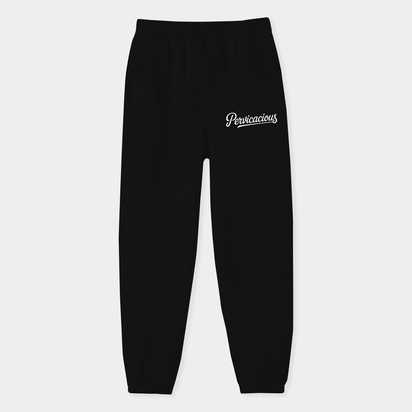 pervicacious bold script design Women's Sweatpants
