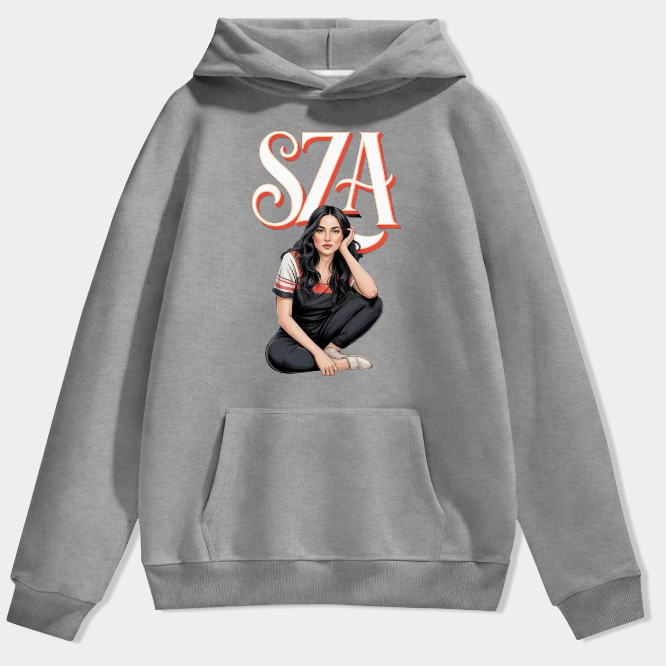 SZA R&B Singer Fan Art Tribute Men's Hoodie