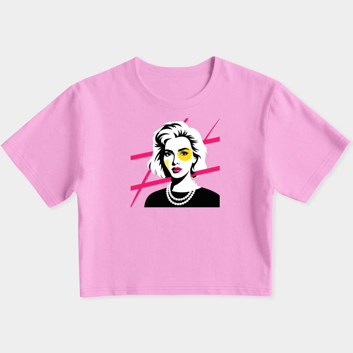 Roxy 2 Neon Portrait Women's Slim Fit Baby Tee