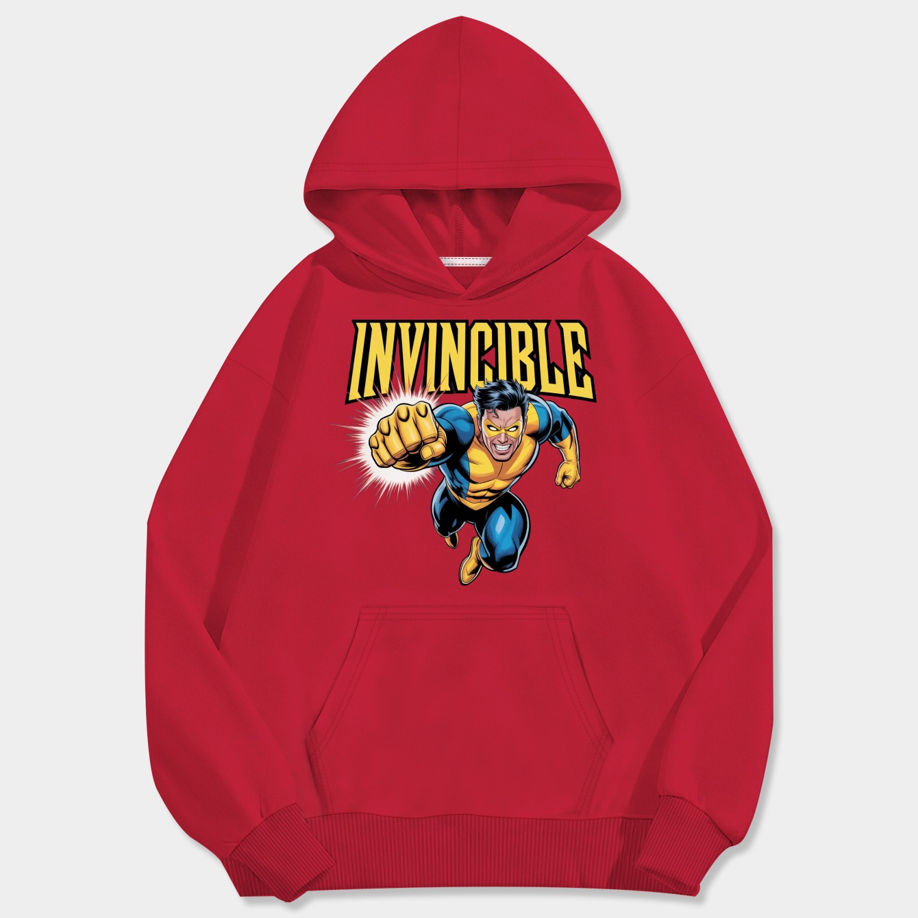 Invincible Comic Anime Men's Big & Tall Hoodie