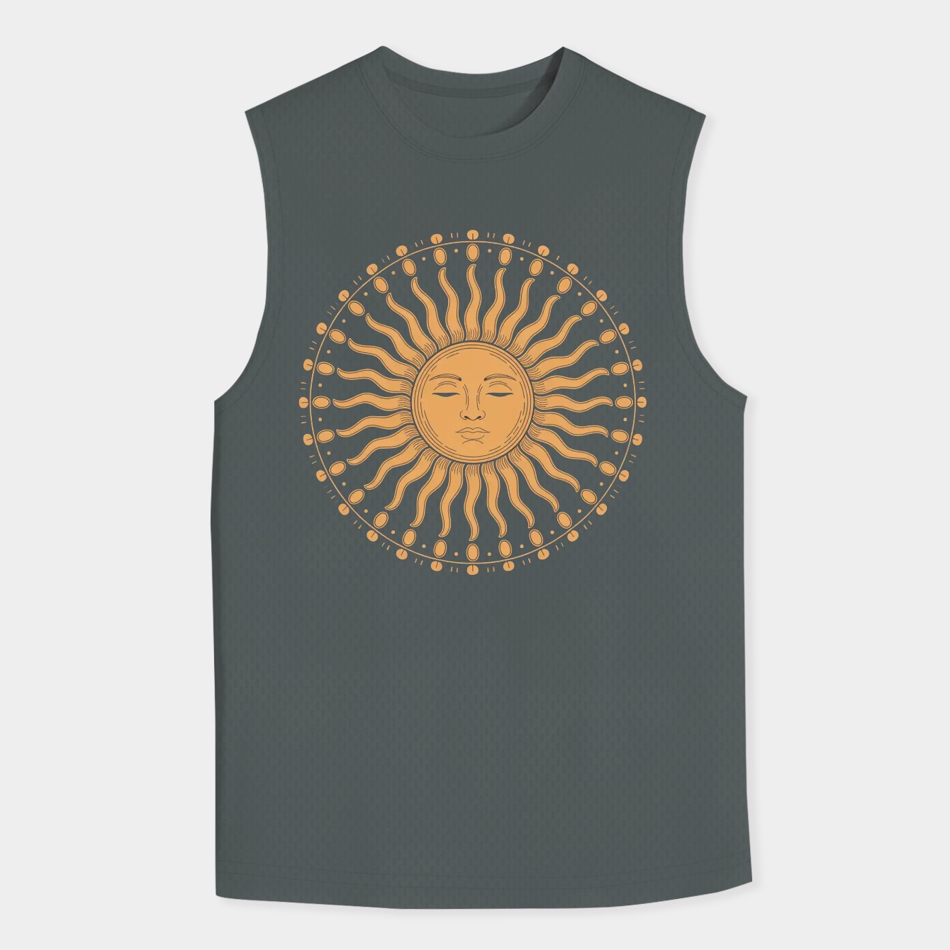 Sublime Celestial Sun Mandala Men's Big & Tall Tank Top