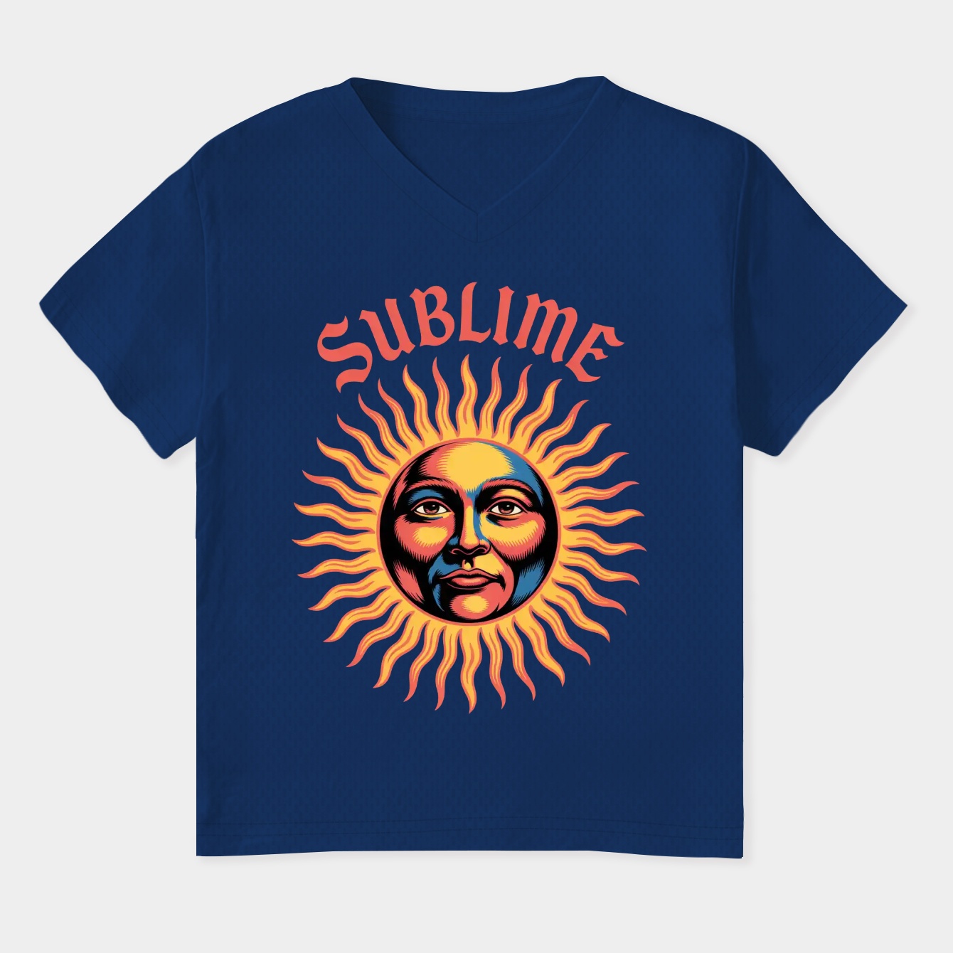 Sun Long Beach Women's Plus Size V-Neck T-Shirt