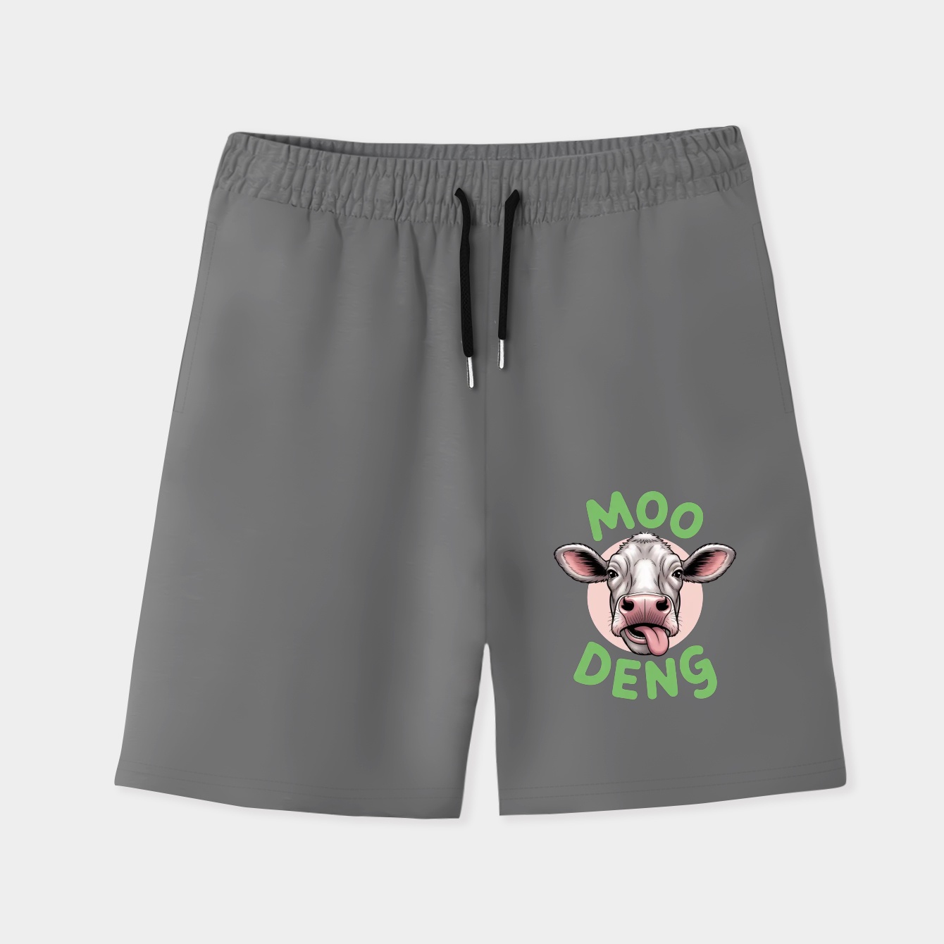 Moo deng Men's Quick-Dry Athletic Shorts