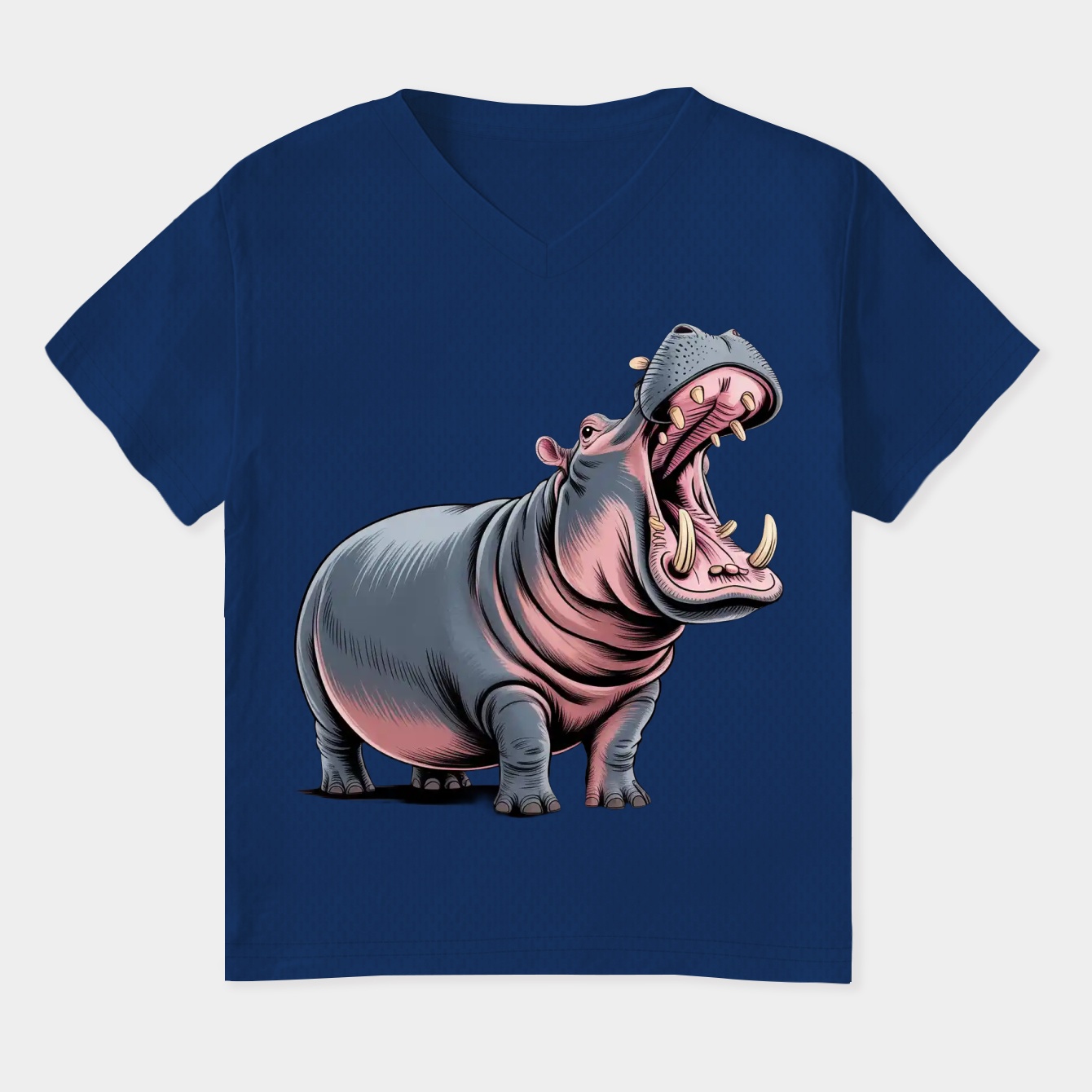 Moo Deng Women's Plus Size V-Neck T-Shirt