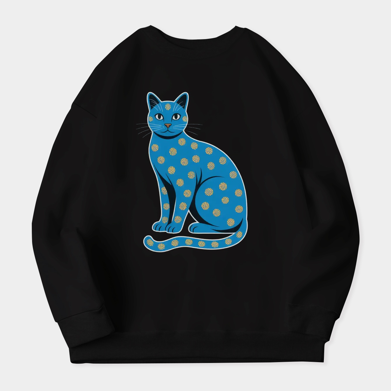 blue cat Women's Plus Size Sweatshirt
