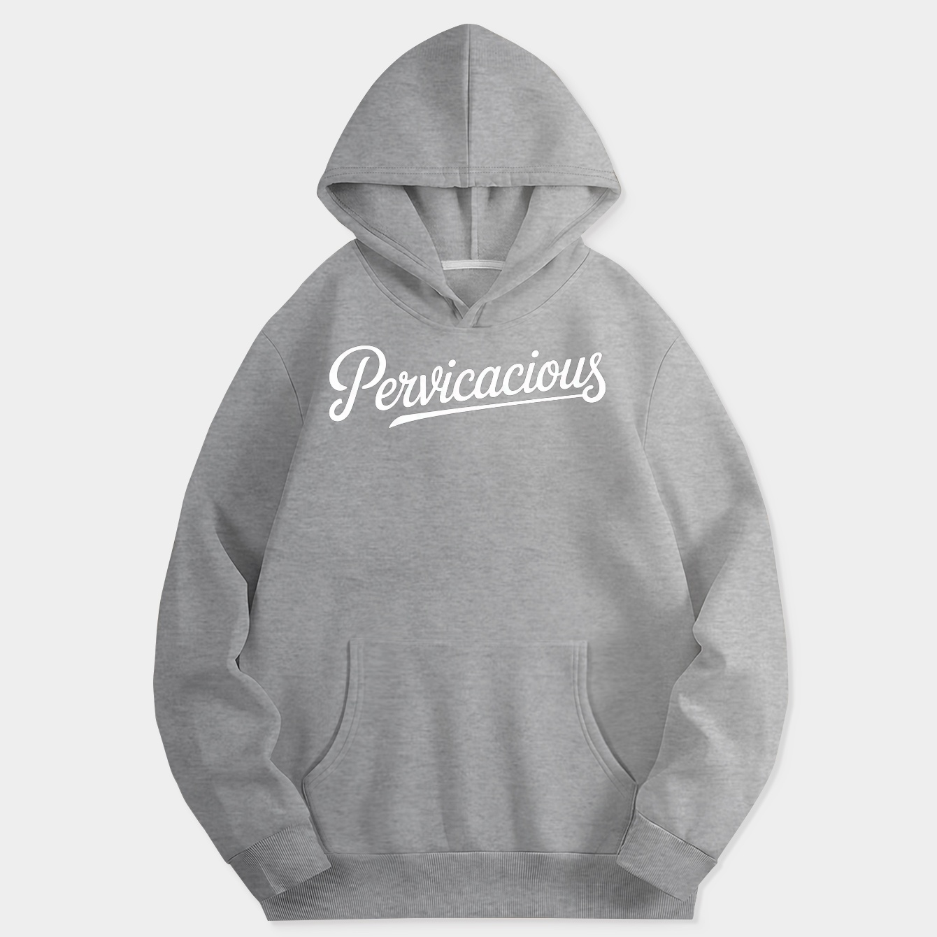 pervicacious bold script design Women's Hoodie