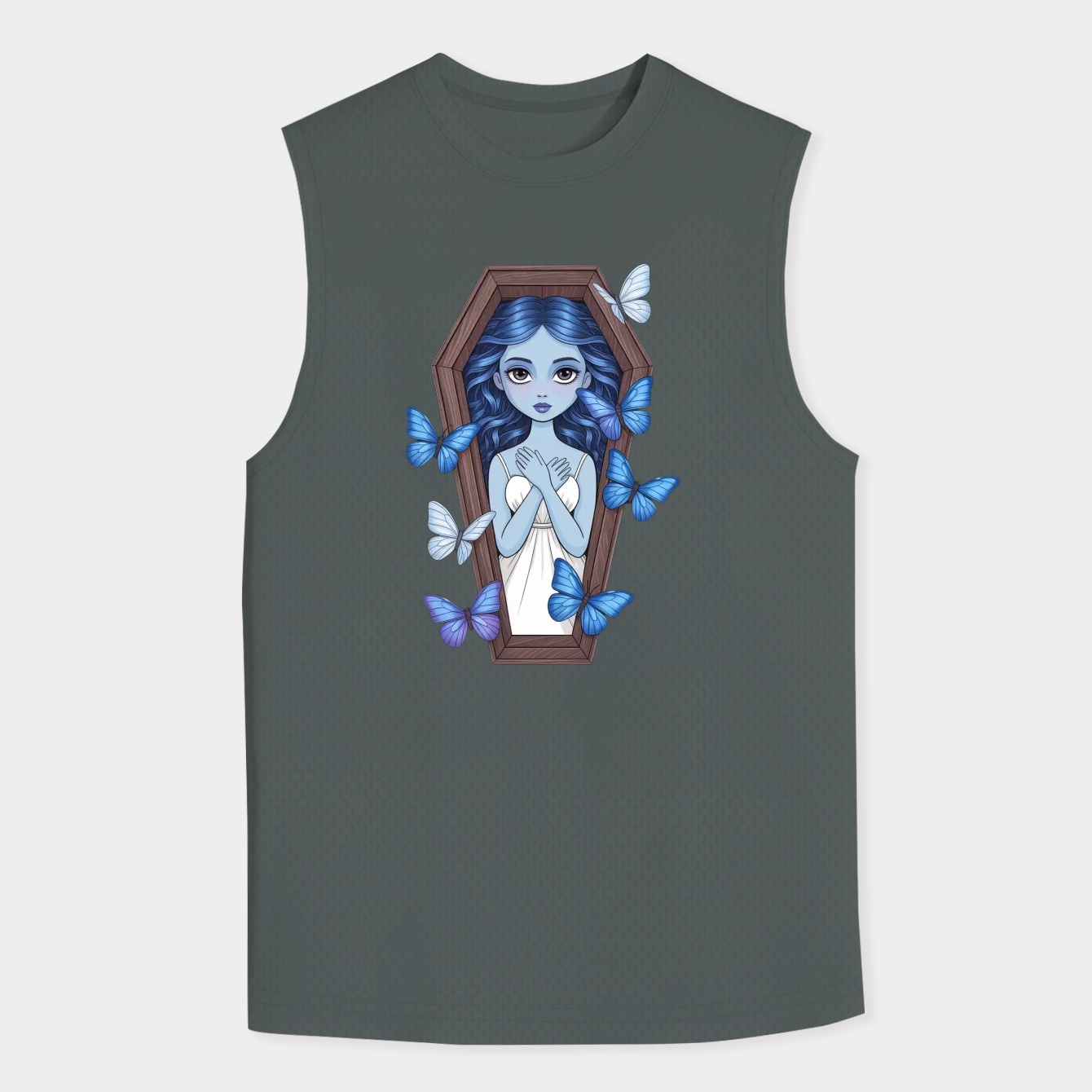 Corpse coffin bride Men's Tank Top