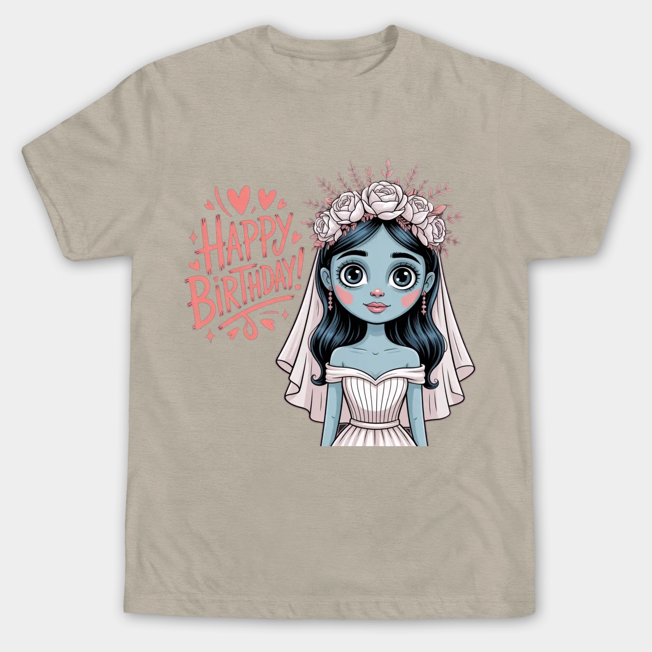 Corpse Bride: Spooky Birthday! Men's Big & Tall T-shirt