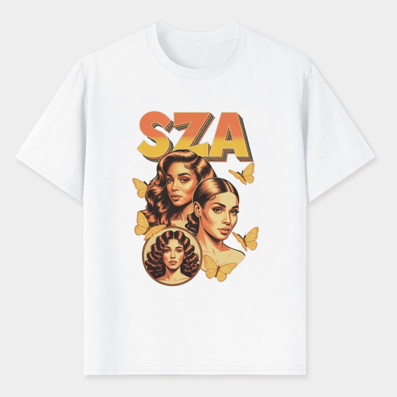 SZA Vintage R&B Collage Men's T-Shirt