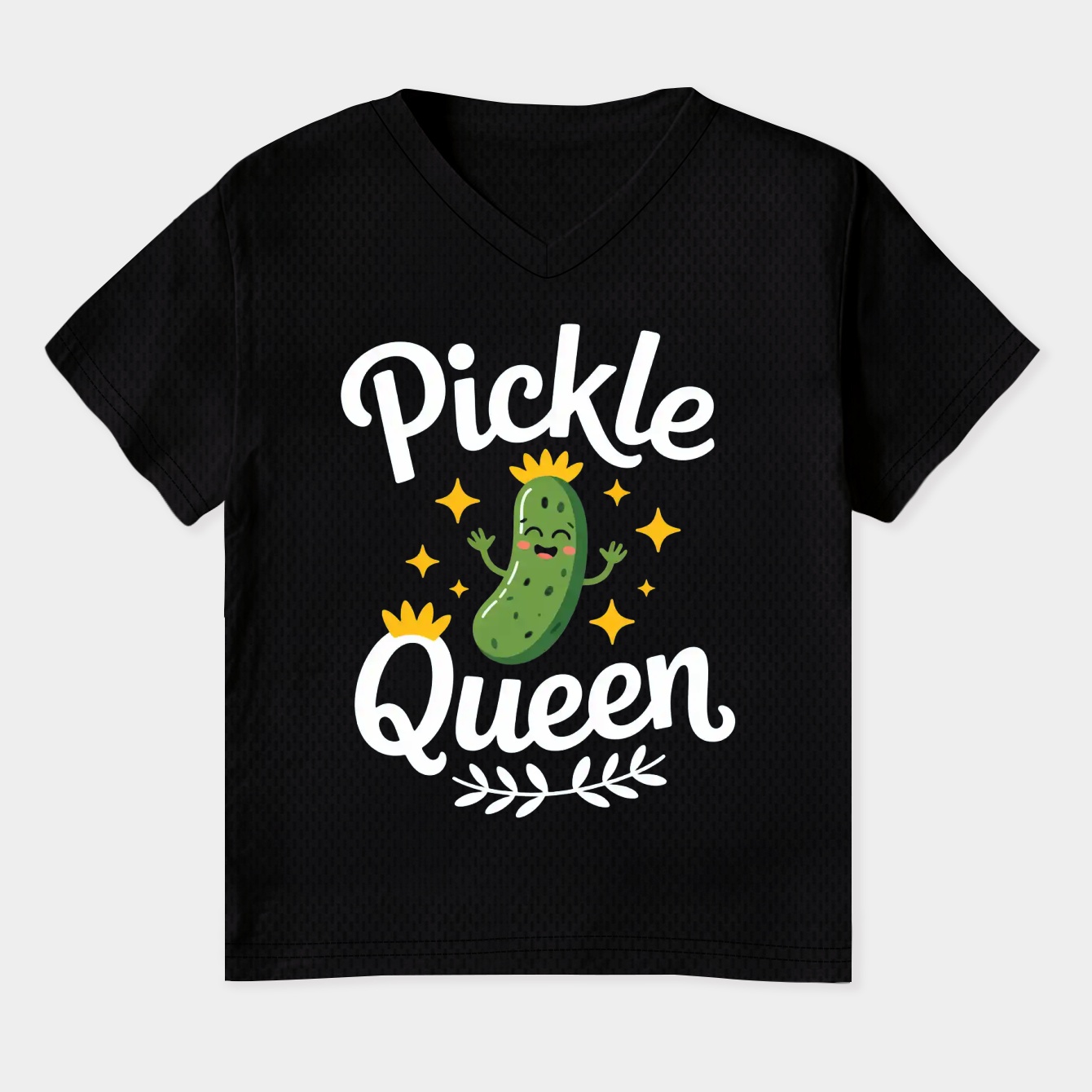 Pickle Queen Women's Plus Size V-Neck T-Shirt