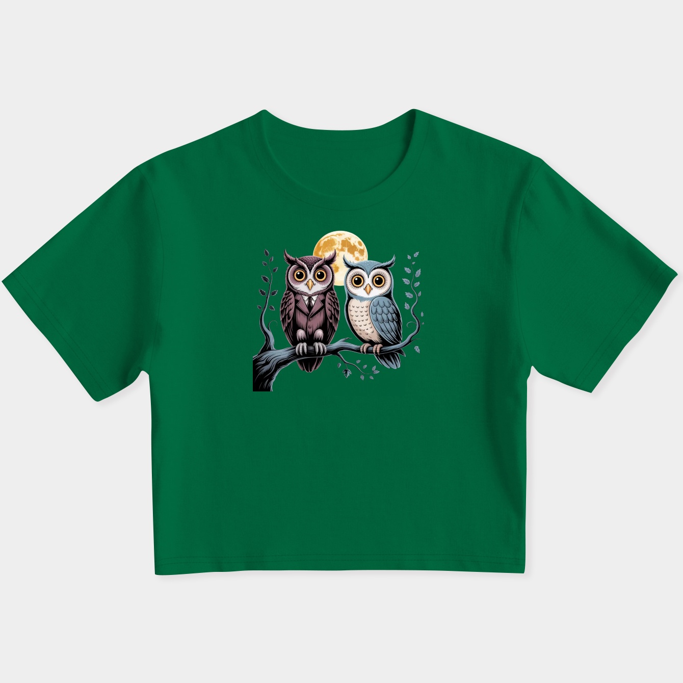 Corpse Owls Women's Slim Fit Baby Tee