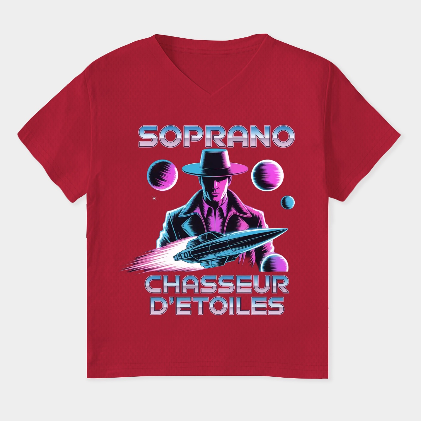 SOPRANO STAR HUNTER Women's Plus Size V-Neck T-Shirt