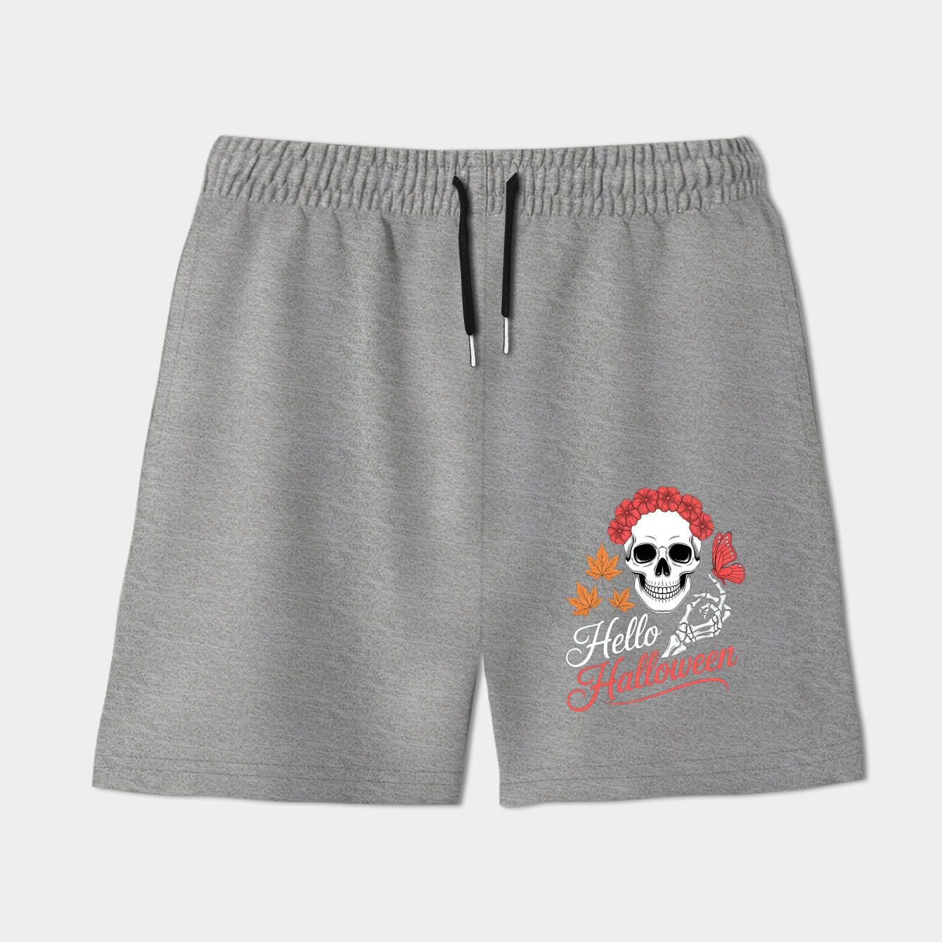 happy skeleton Women's Shorts
