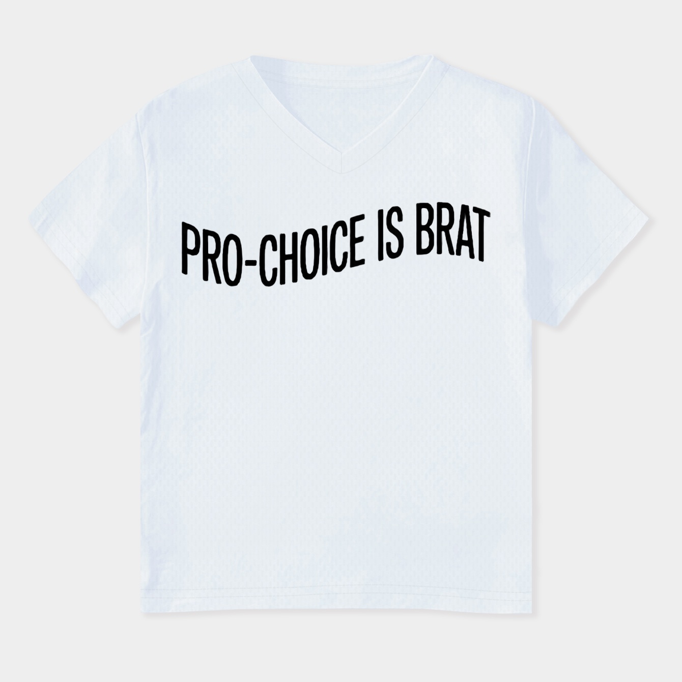 pro-choice IS brat Women's Plus Size V-Neck T-Shirt