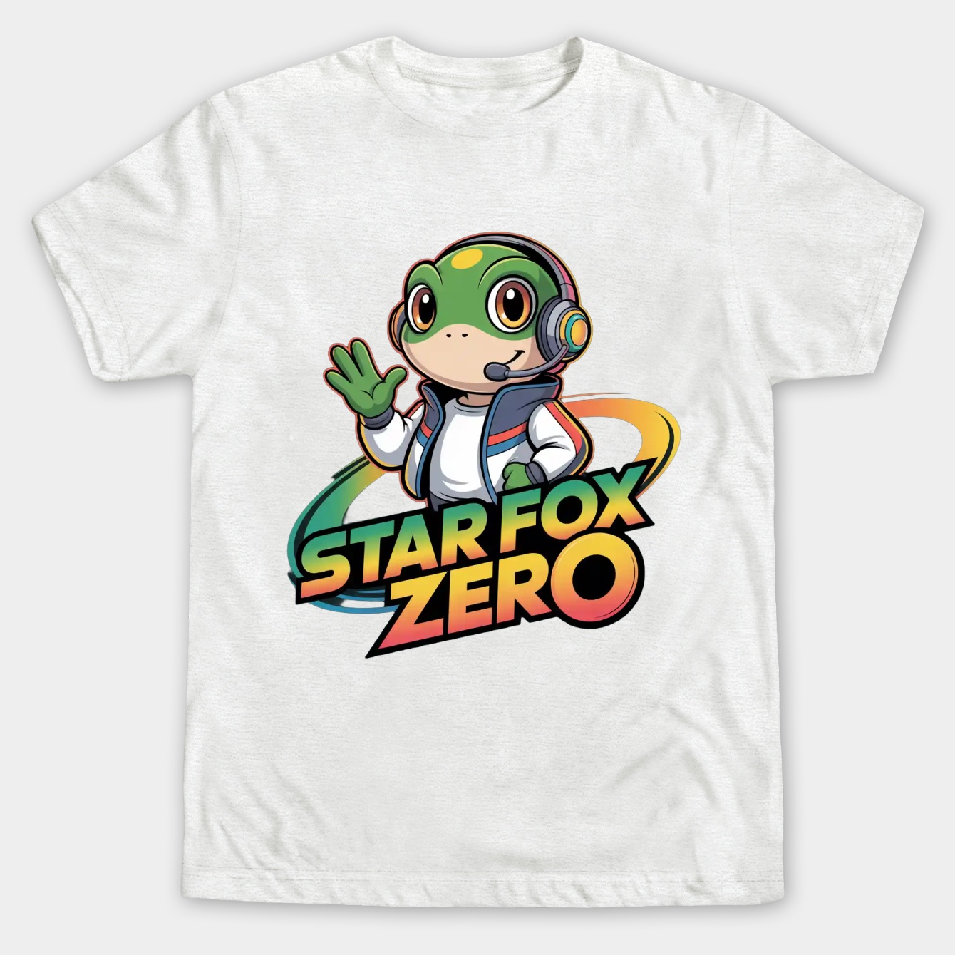 Star Fox Zero Slippy Toad Men's Big & Tall T-shirt