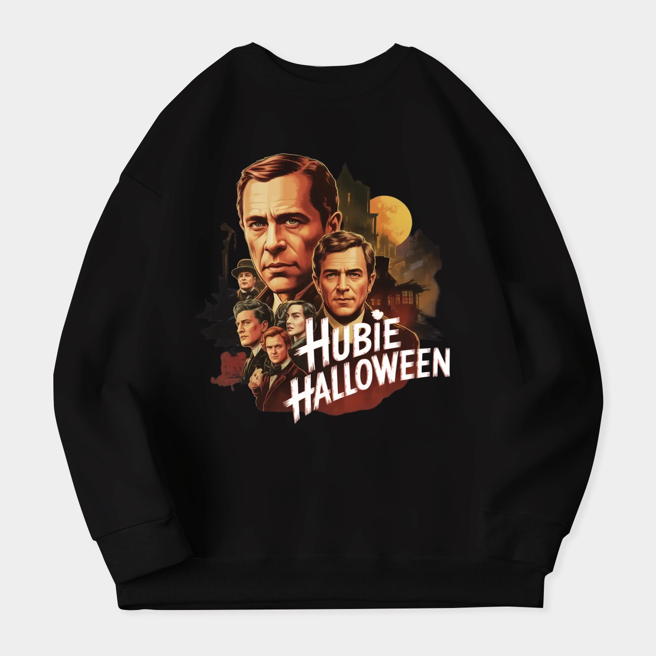 Hubie Halloween Movie Poster Women's Crewneck Sweatshirt
