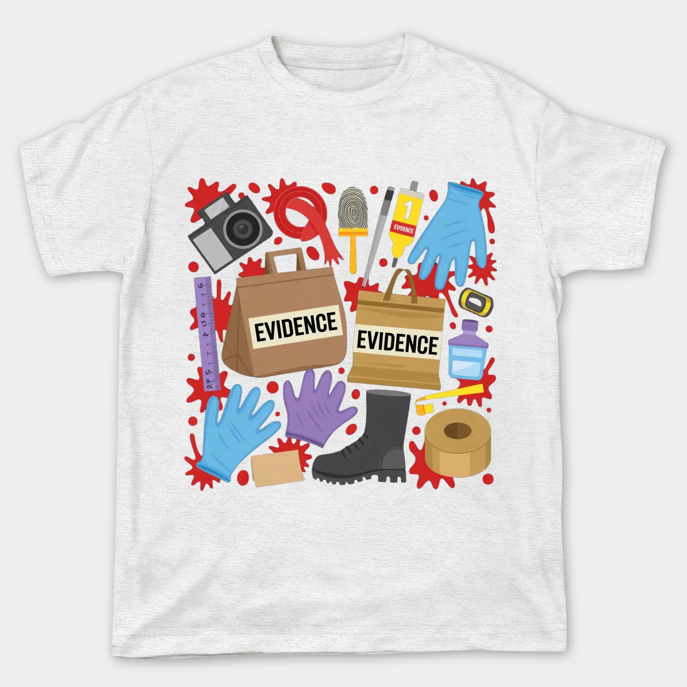 Crime Scene Essentials Women's Plus Size T-shirt