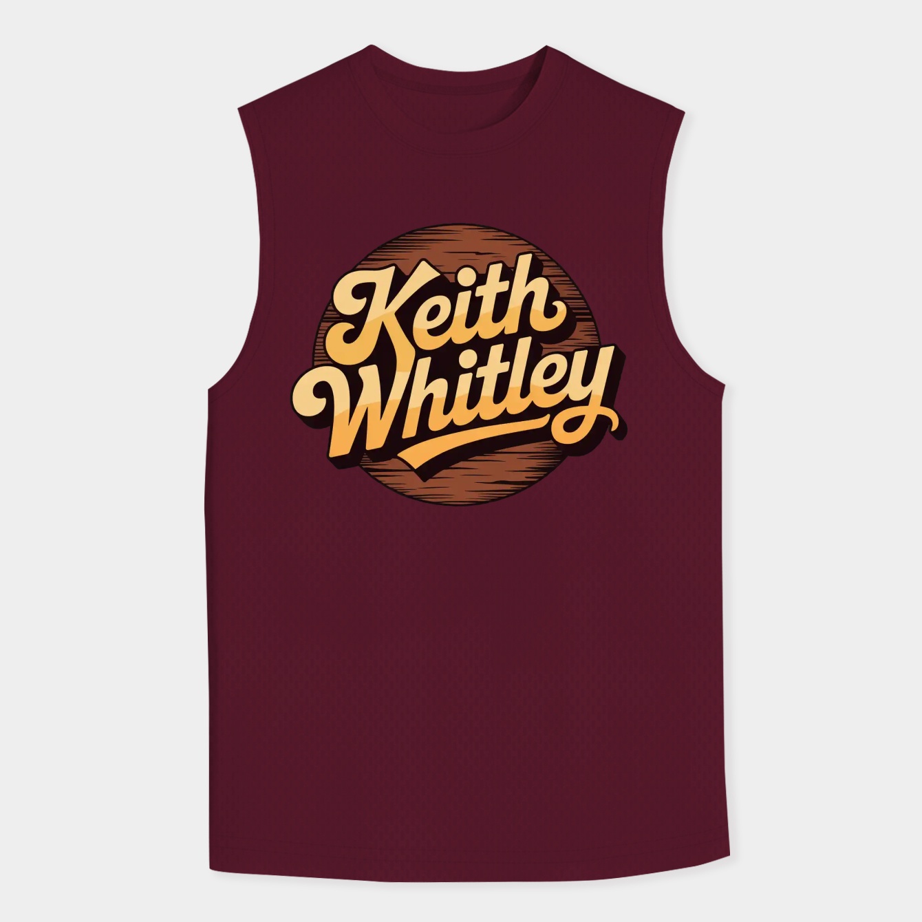 Circle Retro Keith Whitley Men's Tank Top