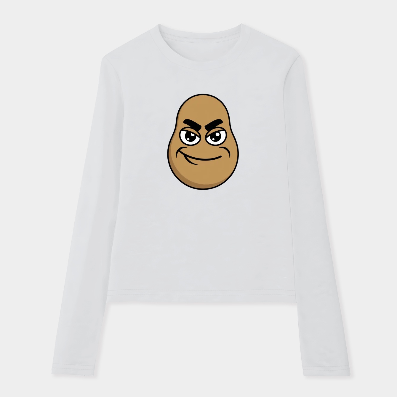 Meme Pou Women's Soft Long Sleeve T-Shirt