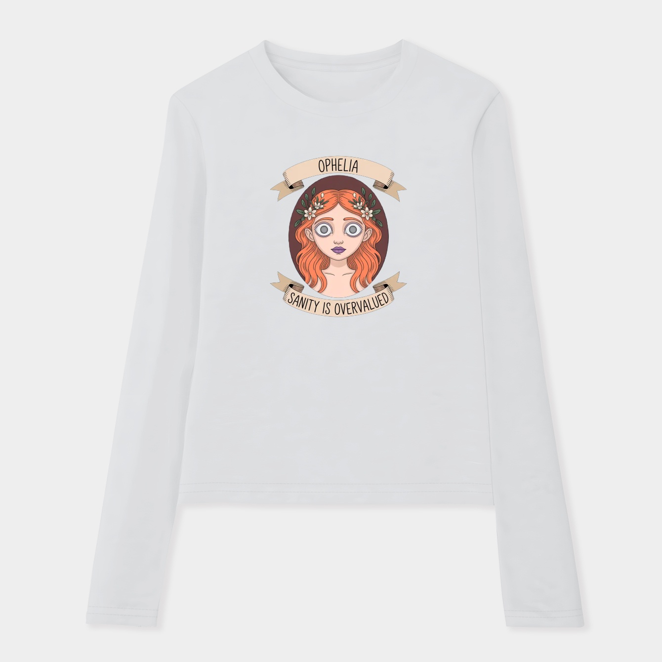 Sanity is overvalued Women's Soft Long Sleeve T-Shirt