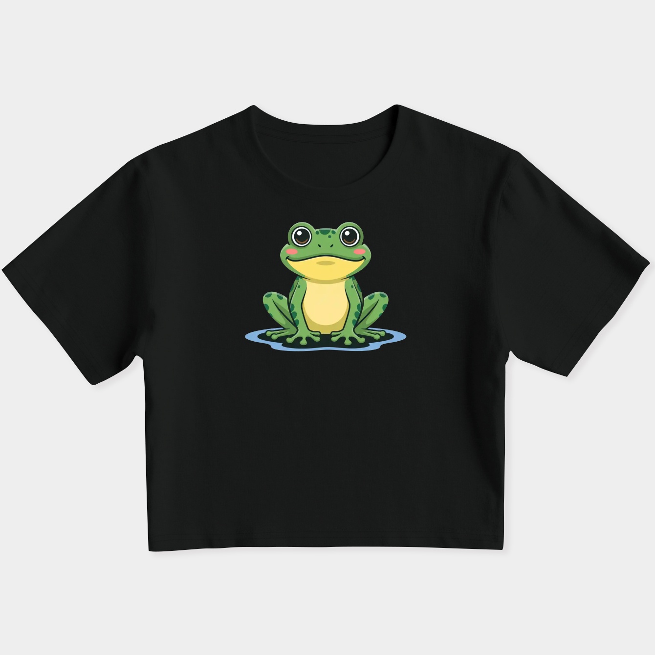 darling frog Women's Slim Fit Baby Tee