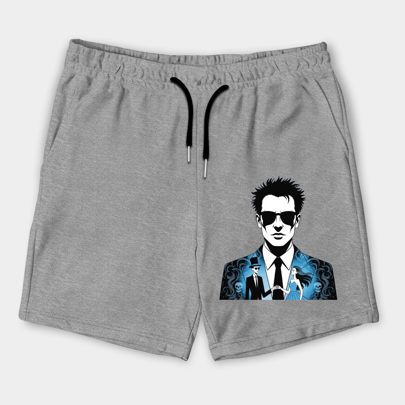 Tim Burton Corpse Bride Portrait Men's Shorts